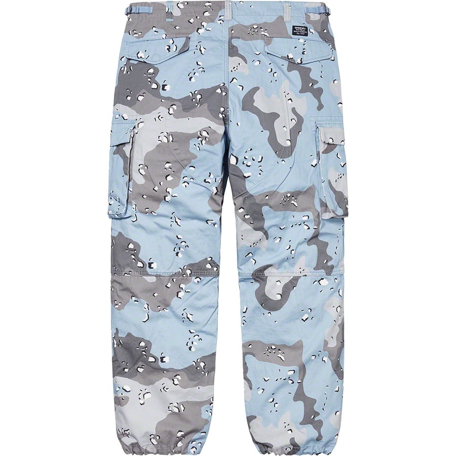 Details on Cargo Pant Blue Chocolate Chip Camo from spring summer 2020 (Price is $148)