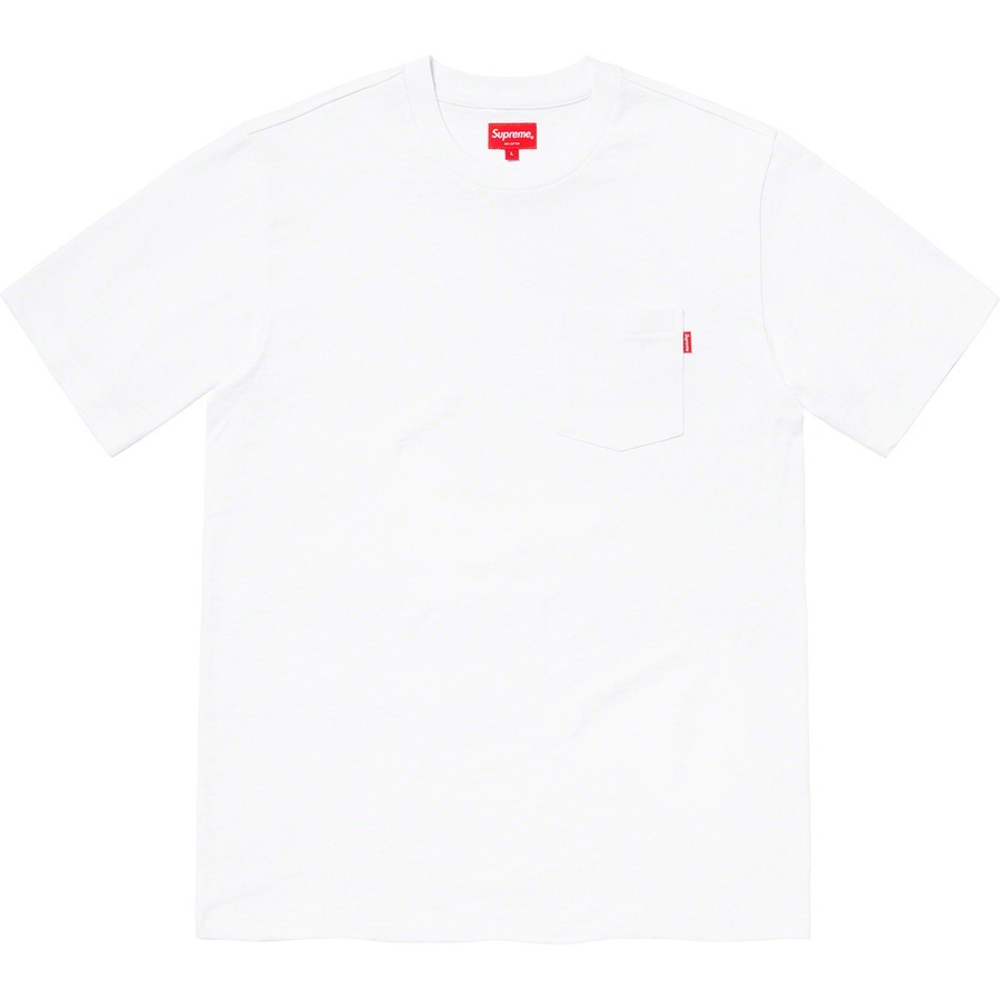 Details on S S Pocket Tee White from spring summer 2020 (Price is $60)
