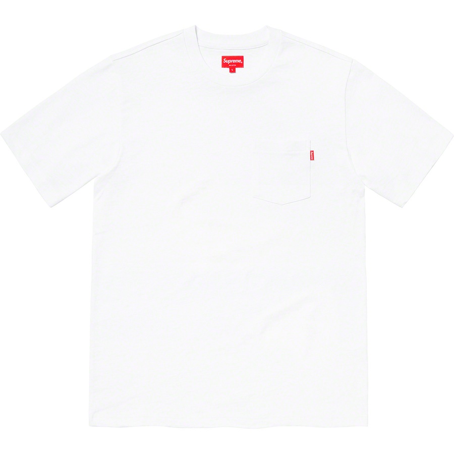 Details on S S Pocket Tee White from spring summer
                                                    2020 (Price is $60)