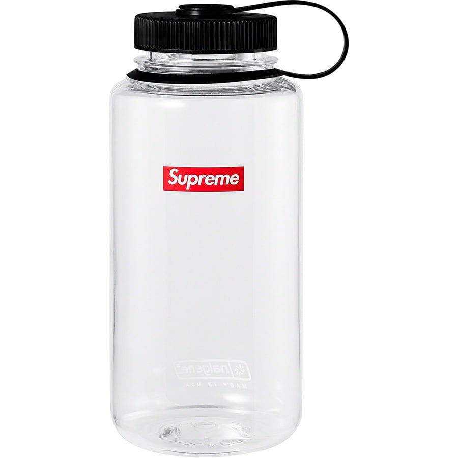 Details on Supreme Nalgene 32 oz. Bottle Black from spring summer
                                                    2020 (Price is $36)