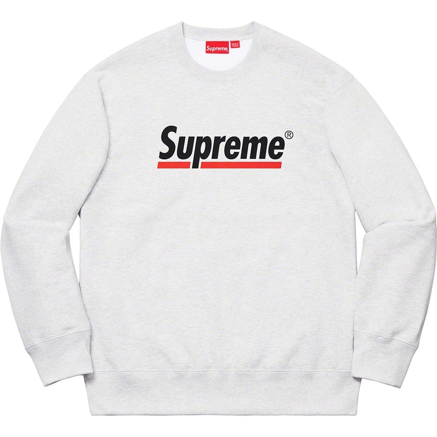 Details on Underline Crewneck Ash Grey from spring summer
                                                    2020 (Price is $138)