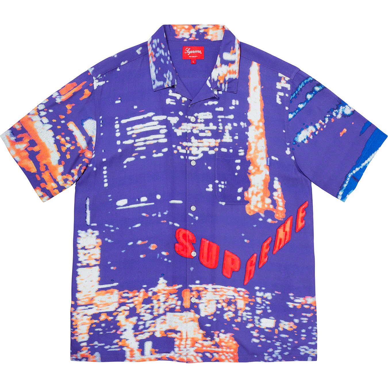 City Lights Rayon S S Shirt - spring summer 2020 - Supreme