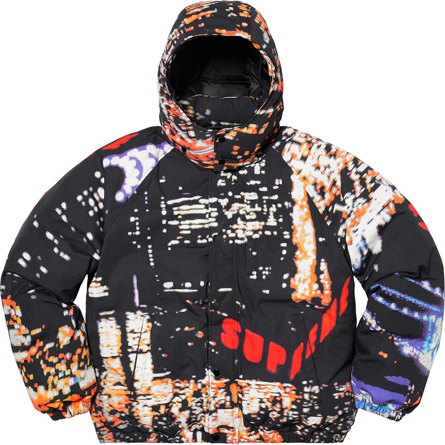 Supreme City Lights Puffy Jacket (SS20) - Black - $348