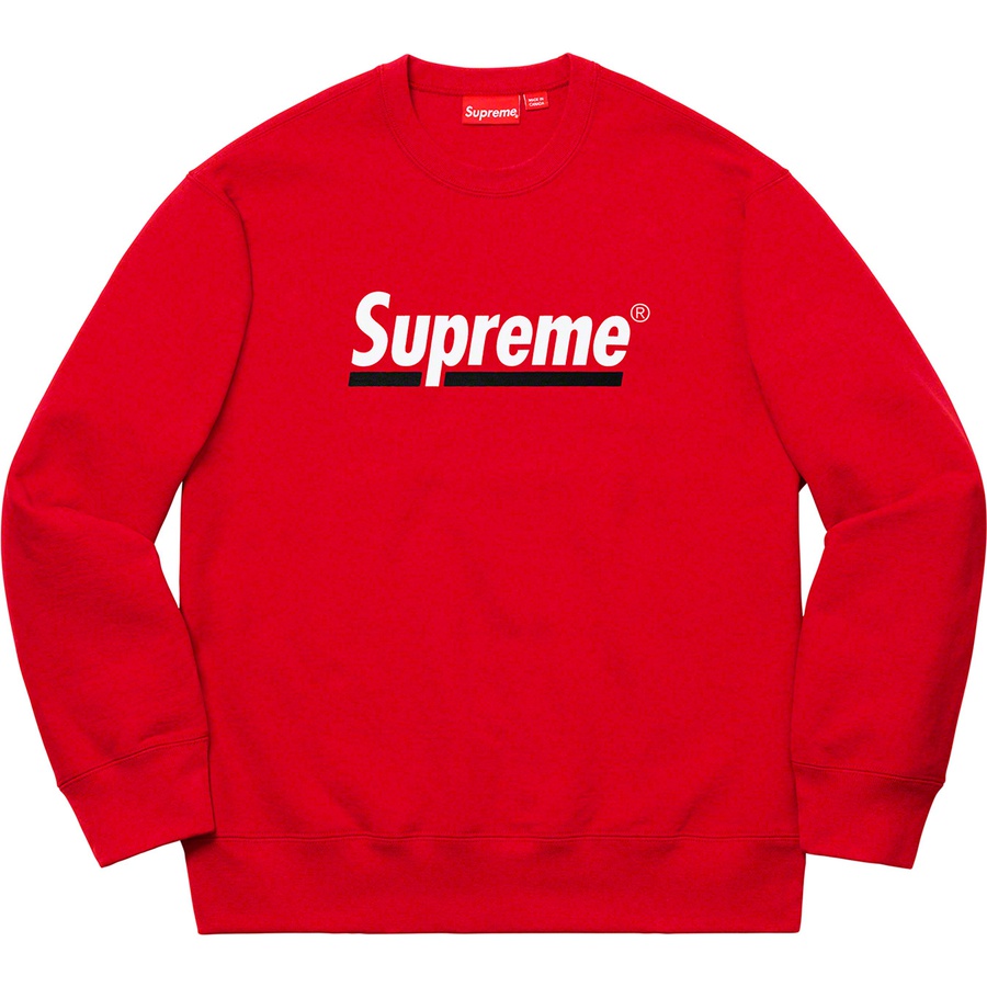 Details on Underline Crewneck Red from spring summer
                                                    2020 (Price is $138)