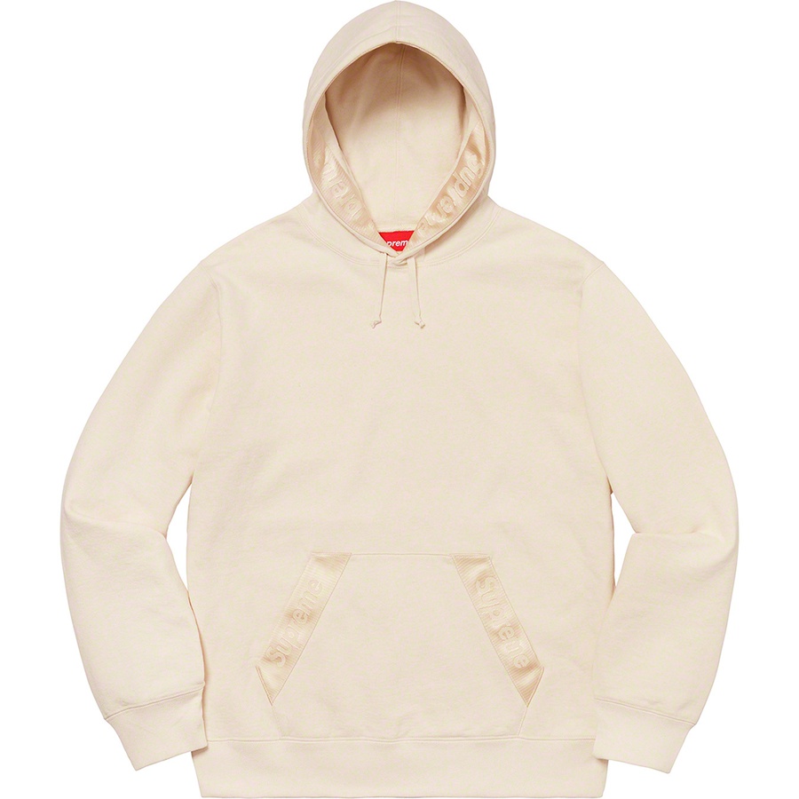 Details on Tonal Webbing Hooded Sweatshirt Natural from spring summer
                                                    2020 (Price is $158)