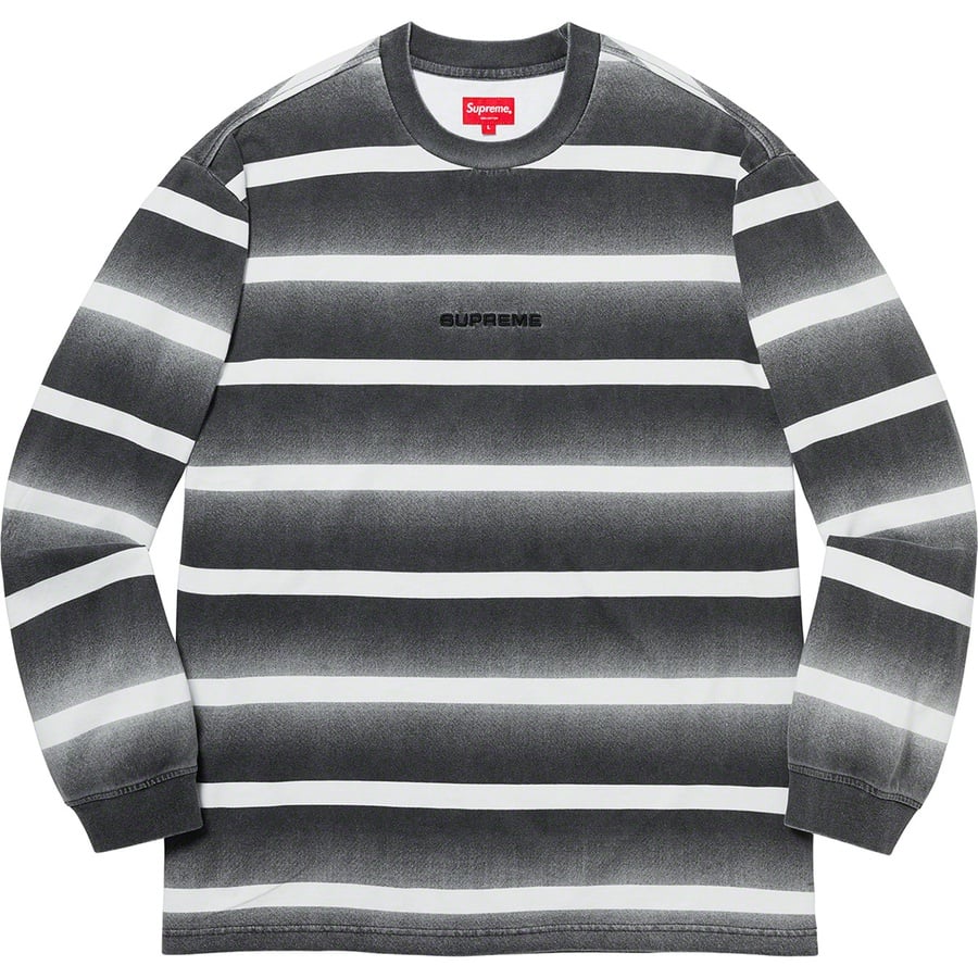 Details on Fade Stripe L S Top Black from spring summer
                                                    2020 (Price is $78)