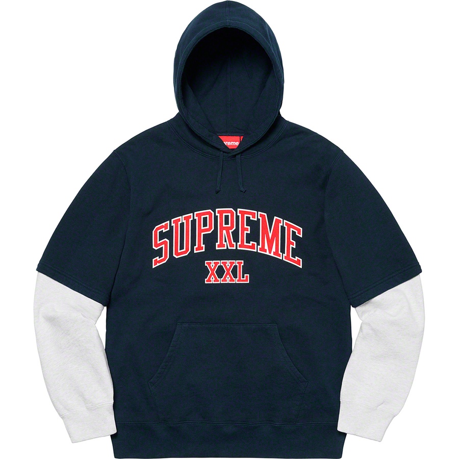 Details on XXL Hooded Sweatshirt Navy from spring summer 2020 (Price is $158)