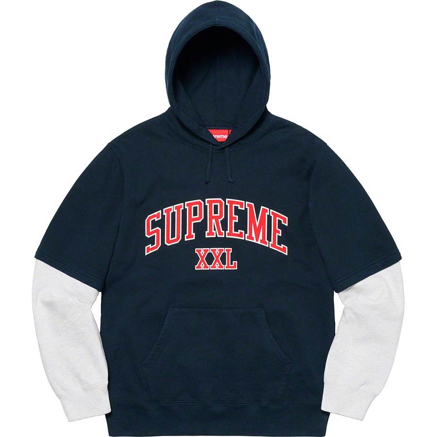 Details on XXL Hooded Sweatshirt Navy from spring summer
                                                    2020 (Price is $158)