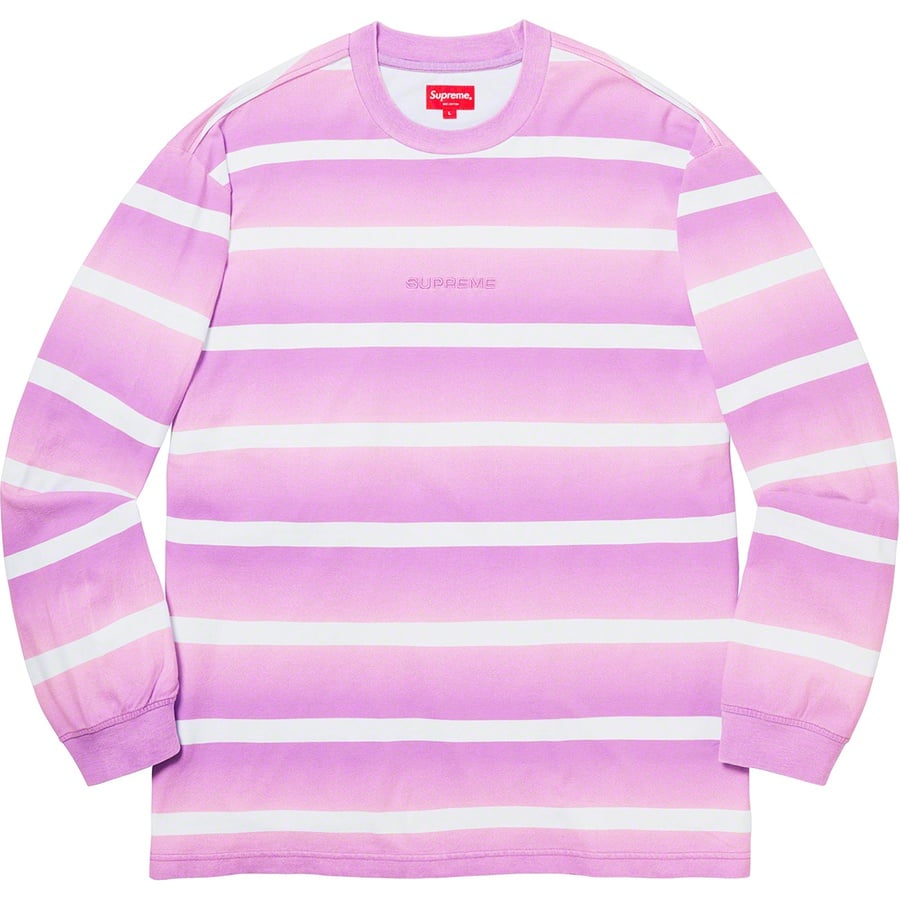 Details on Fade Stripe L S Top Purple from spring summer
                                                    2020 (Price is $78)