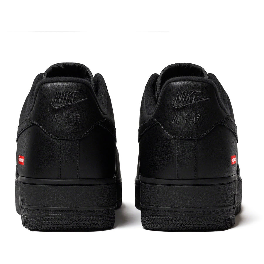 Details on Supreme Nike Air Force 1 Low Black from spring summer
                                                    2020 (Price is $96)