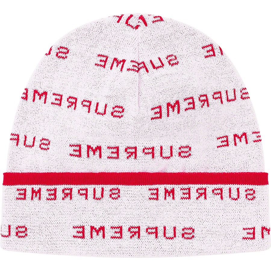 Details on Logo Repeat Beanie White from spring summer
                                                    2020 (Price is $36)