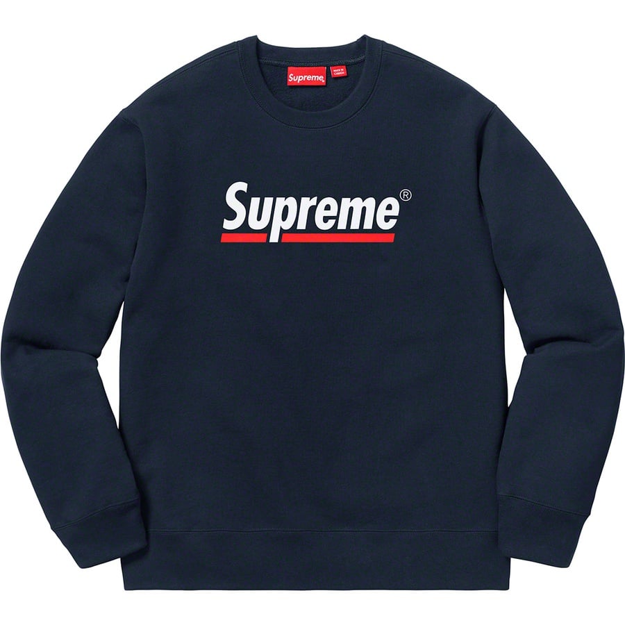 Details on Underline Crewneck Navy from spring summer
                                                    2020 (Price is $138)