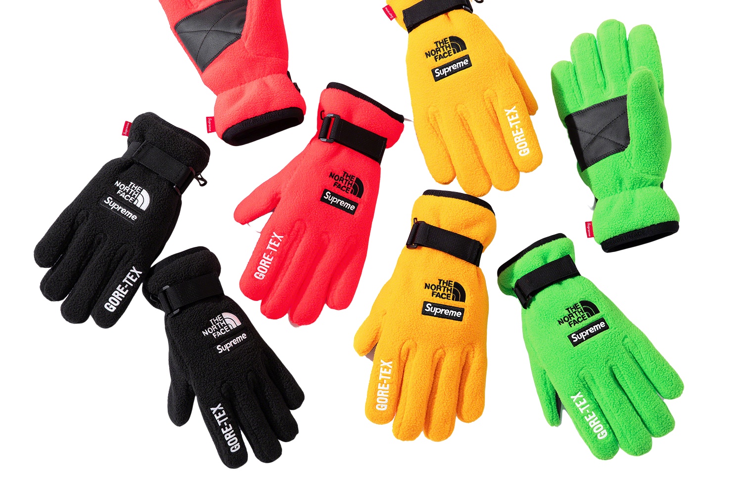 the north face fleece gloves