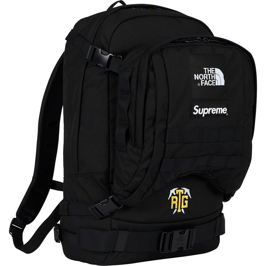Details on Supreme The North Face RTG Backpack Black from spring summer 2020 (Price is $168)