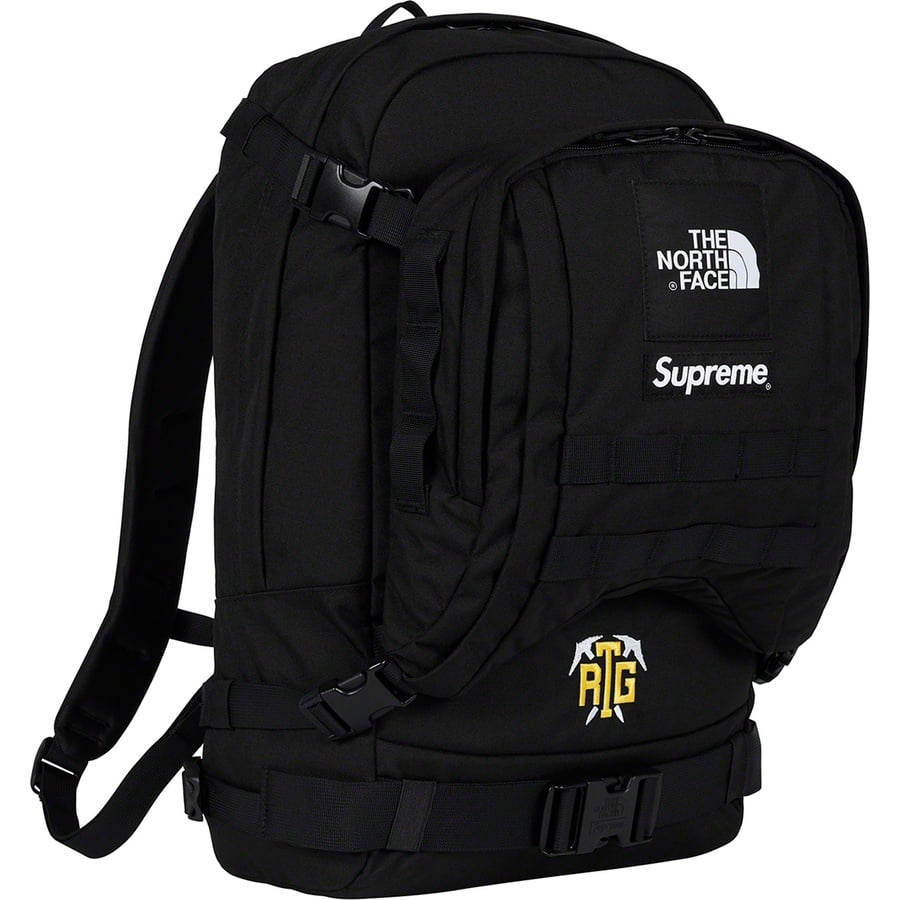 Details on Supreme The North Face RTG Backpack Black from spring summer
                                                    2020 (Price is $168)