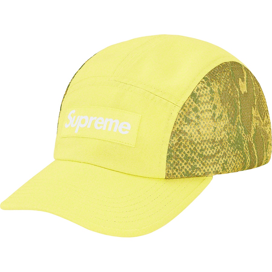 Details on Snakeskin Mesh Camp Cap Pale Green from spring summer 2020 (Price is $48)
