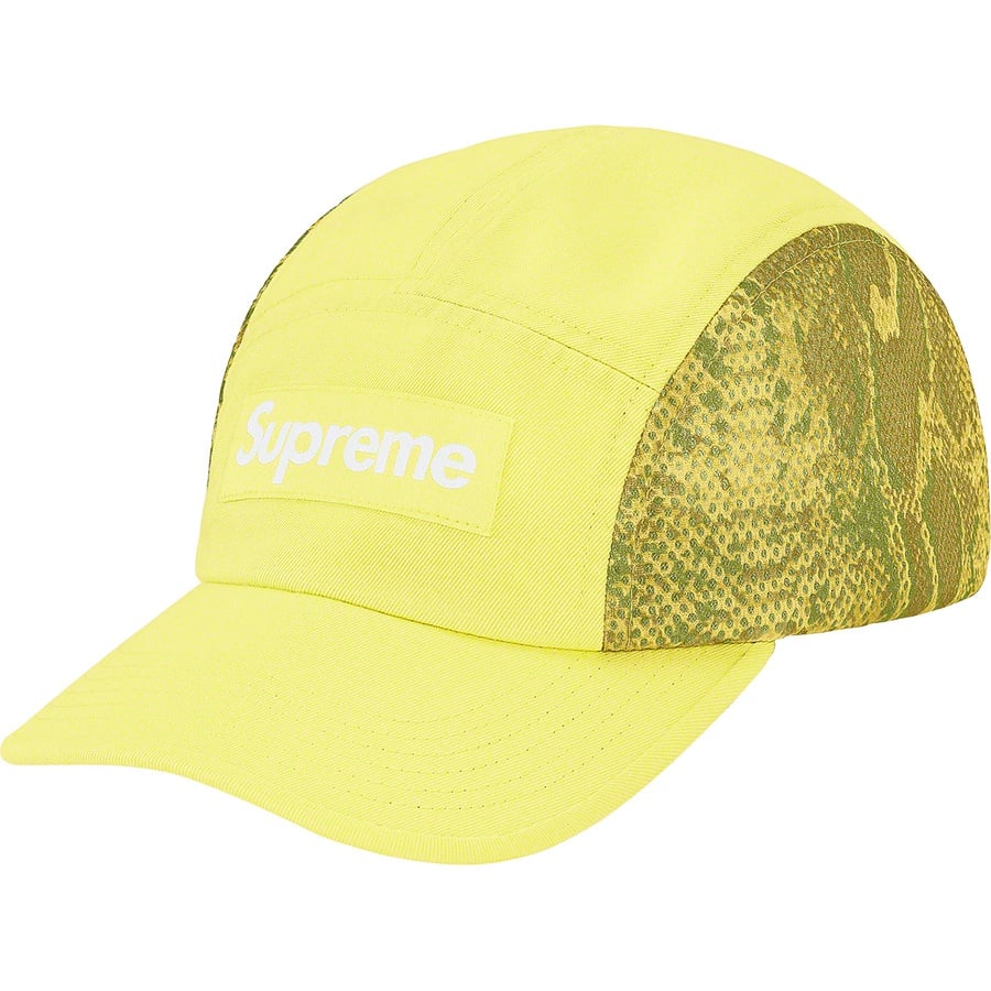 Details on Snakeskin Mesh Camp Cap Pale Green from spring summer
                                                    2020 (Price is $48)