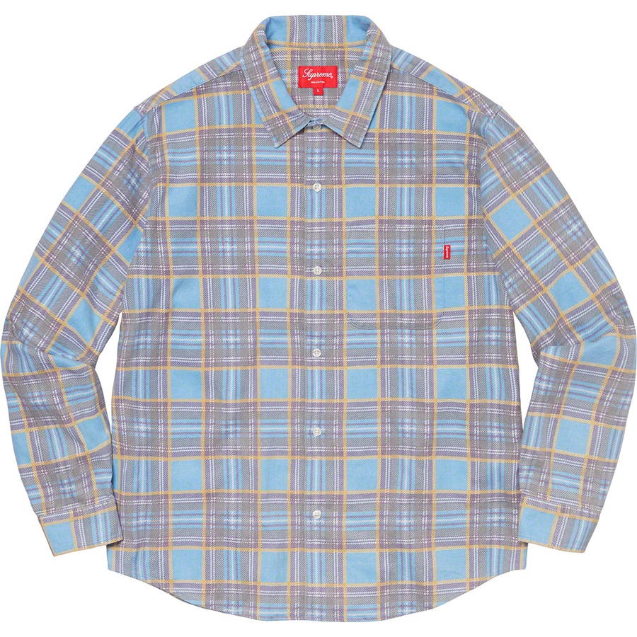 Details on Printed Plaid Shirt Light Blue from spring summer
                                                    2020 (Price is $138)