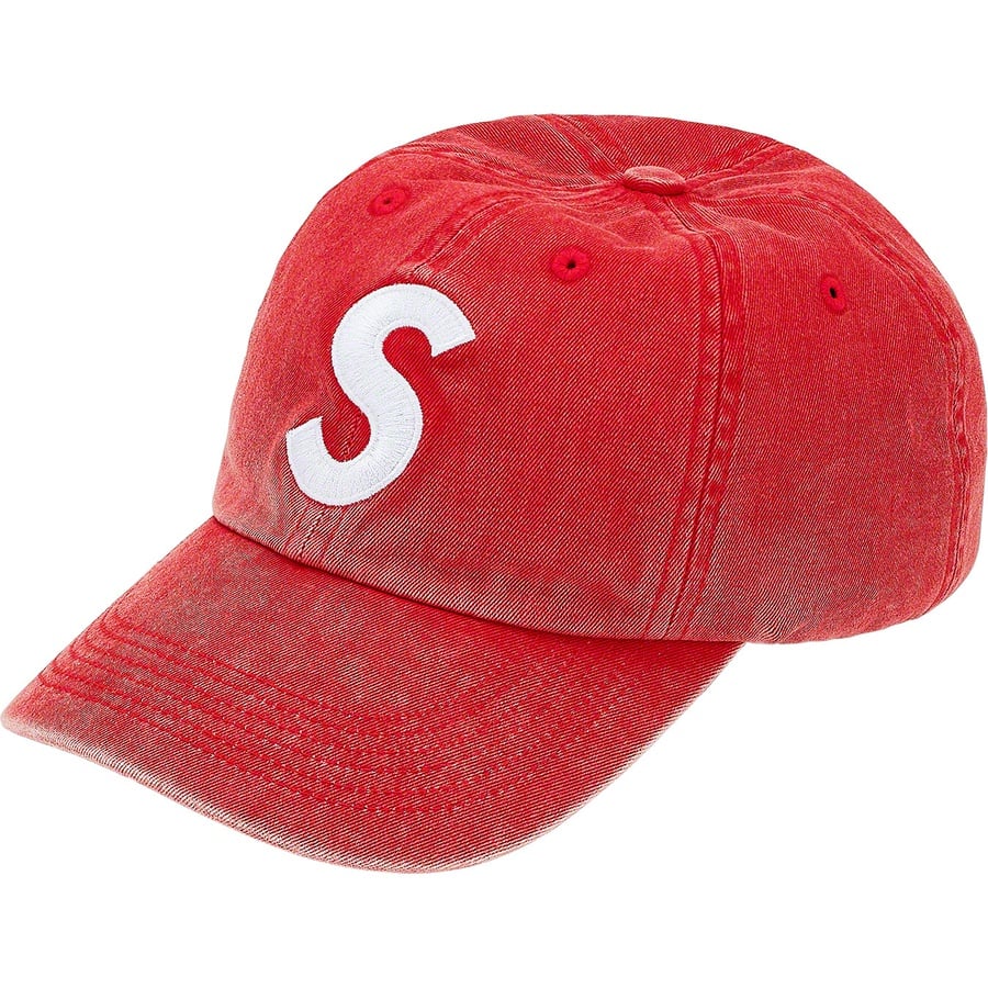 Details on Pigment Print S Logo 6-Panel Red from spring summer 2020 (Price is $48)