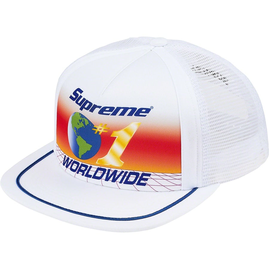 Details on Worldwide Mesh Back 5-Panel White from spring summer
                                                    2020 (Price is $46)