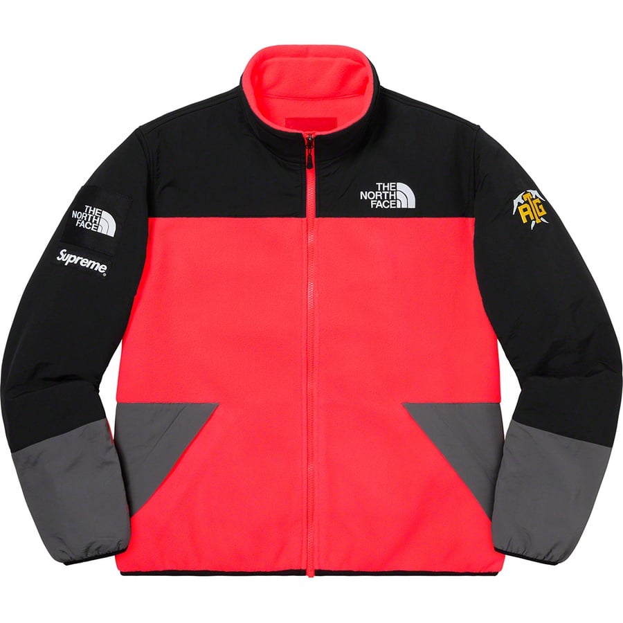 Details on Supreme The North Face RTG Fleece Jacket Bright Red from spring summer
                                                    2020 (Price is $298)