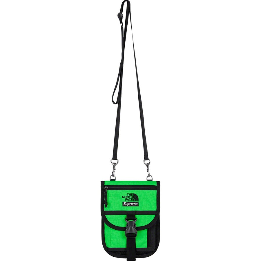 Details on Supreme The North Face RTG Utility Pouch Bright Green from spring summer
                                                    2020 (Price is $58)