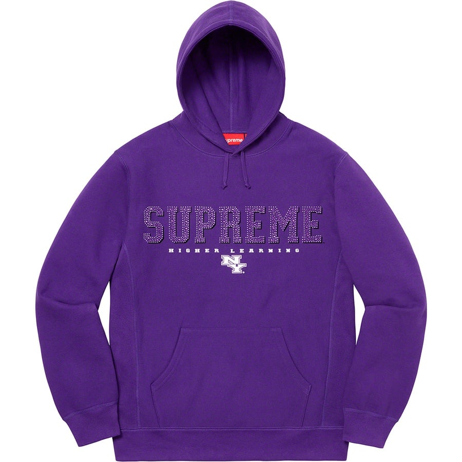 Details on Gems Hooded Sweatshirt Purple from spring summer 2020 (Price is $158)