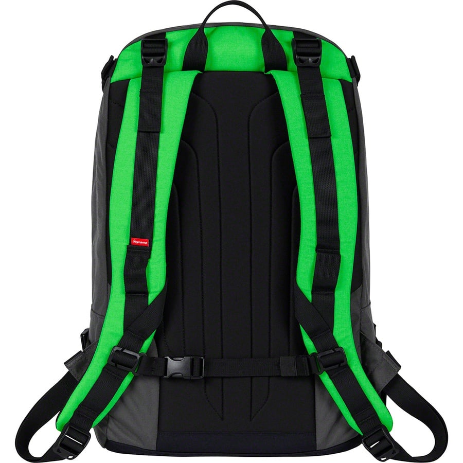 Details on Supreme The North Face RTG Backpack Bright Green from spring summer
                                                    2020 (Price is $168)