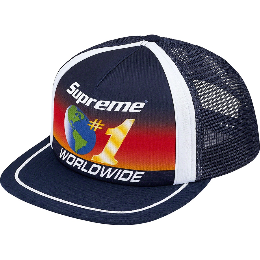 Details on Worldwide Mesh Back 5-Panel Navy from spring summer
                                                    2020 (Price is $46)
