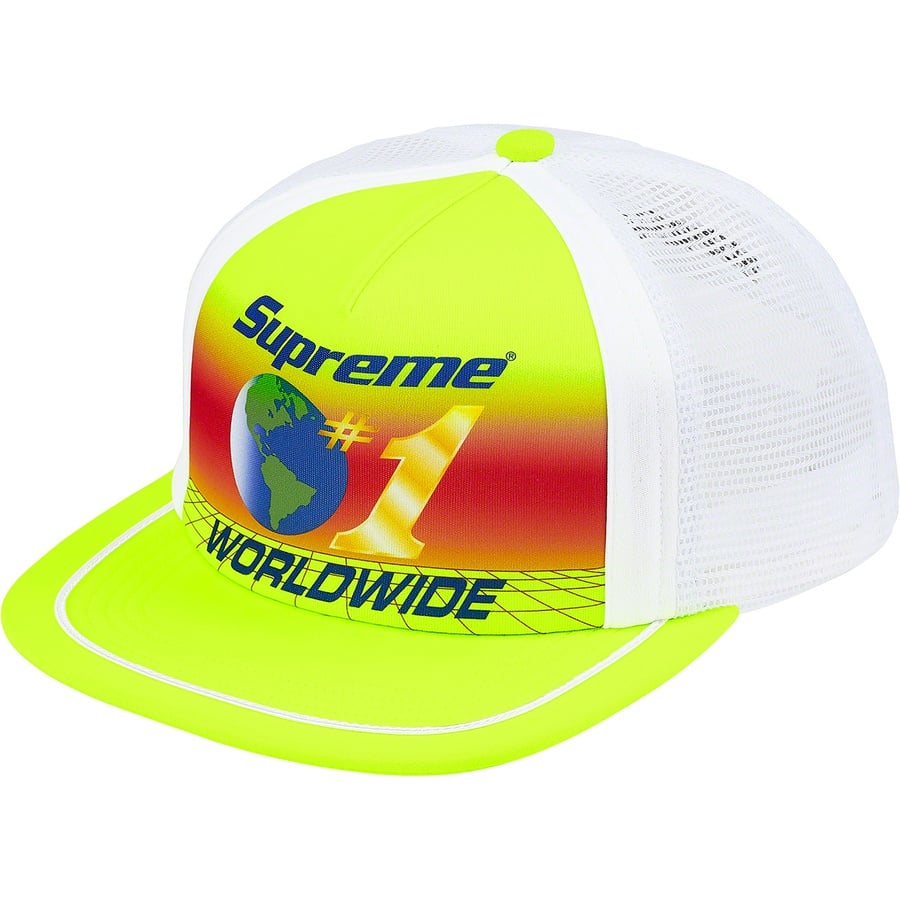 Details on Worldwide Mesh Back 5-Panel Acid Yellow from spring summer
                                                    2020 (Price is $46)