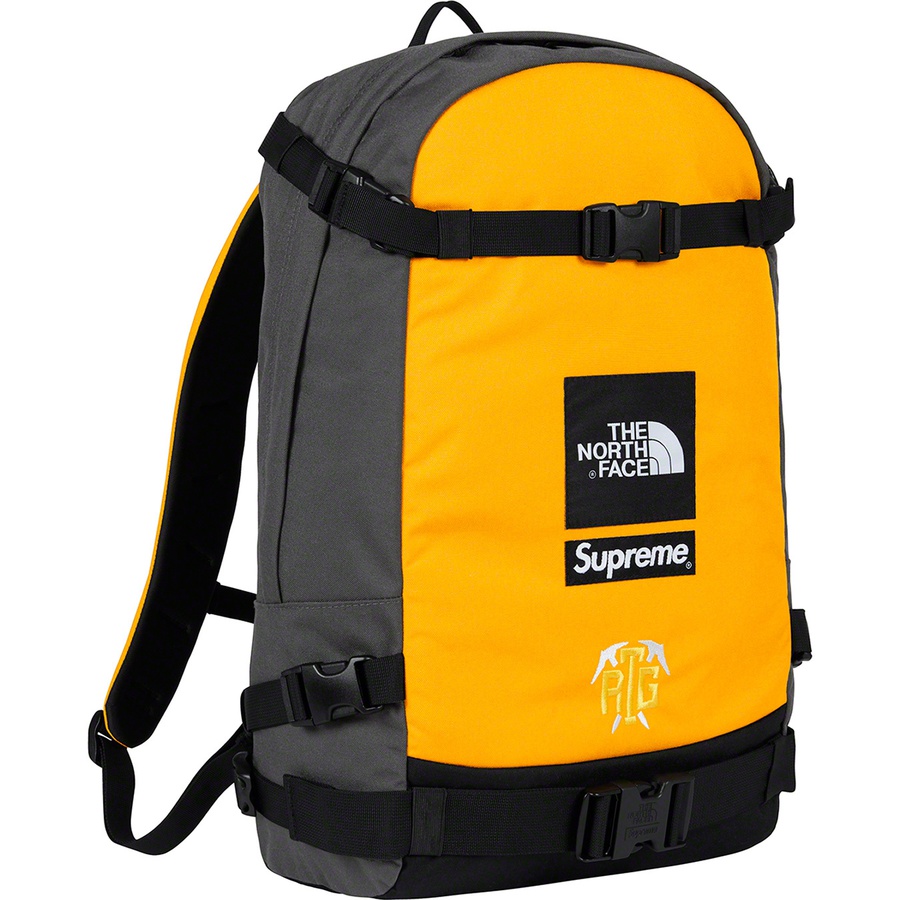 Details on Supreme The North Face RTG Backpack Gold from spring summer
                                                    2020 (Price is $168)