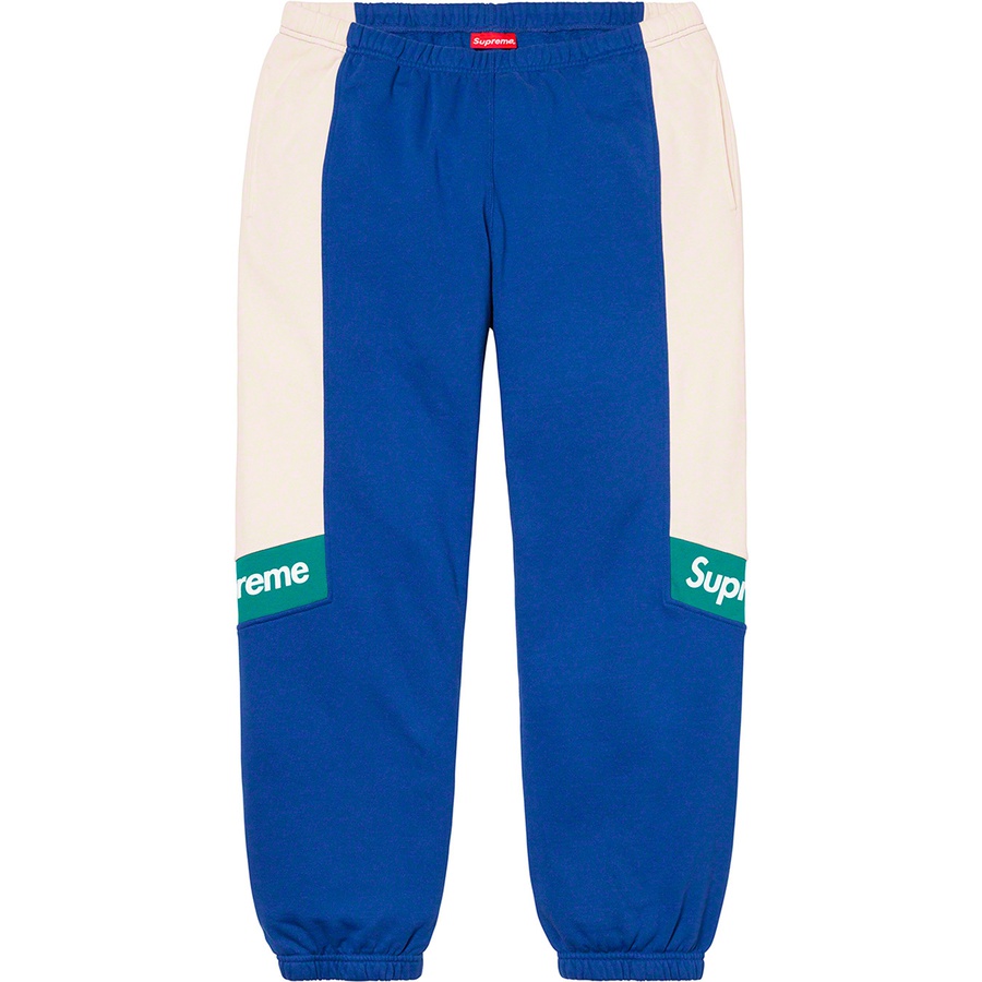 Details on Color Blocked Sweatpant Royal from spring summer
                                                    2020 (Price is $138)