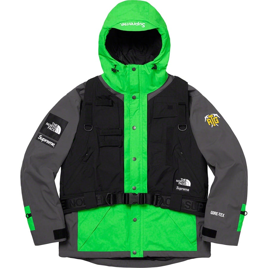 Details on Supreme The North Face RTGJacket + Vest Bright Green from spring summer
                                                    2020 (Price is $698)