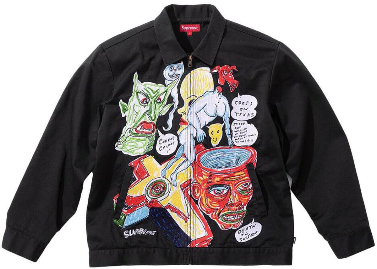 Daniel Johnston Embroidered Work Jacket - spring summer 2020 - Supreme