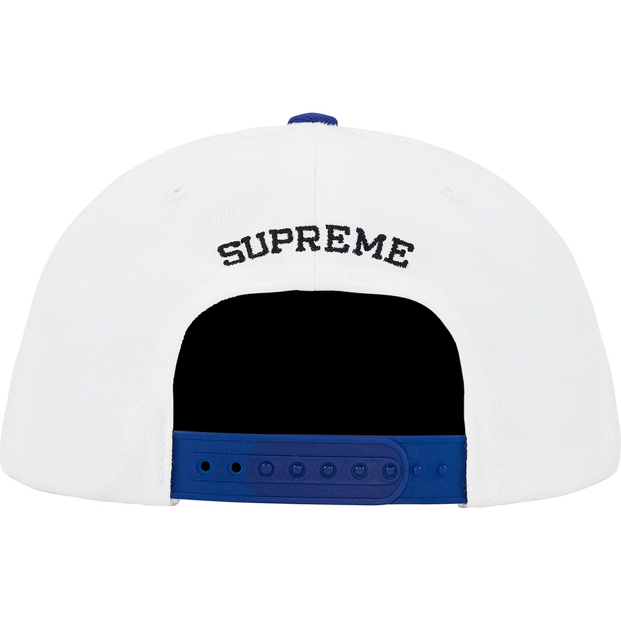 Details on Supreme Team 6-Panel White from spring summer 2020 (Price is $48)