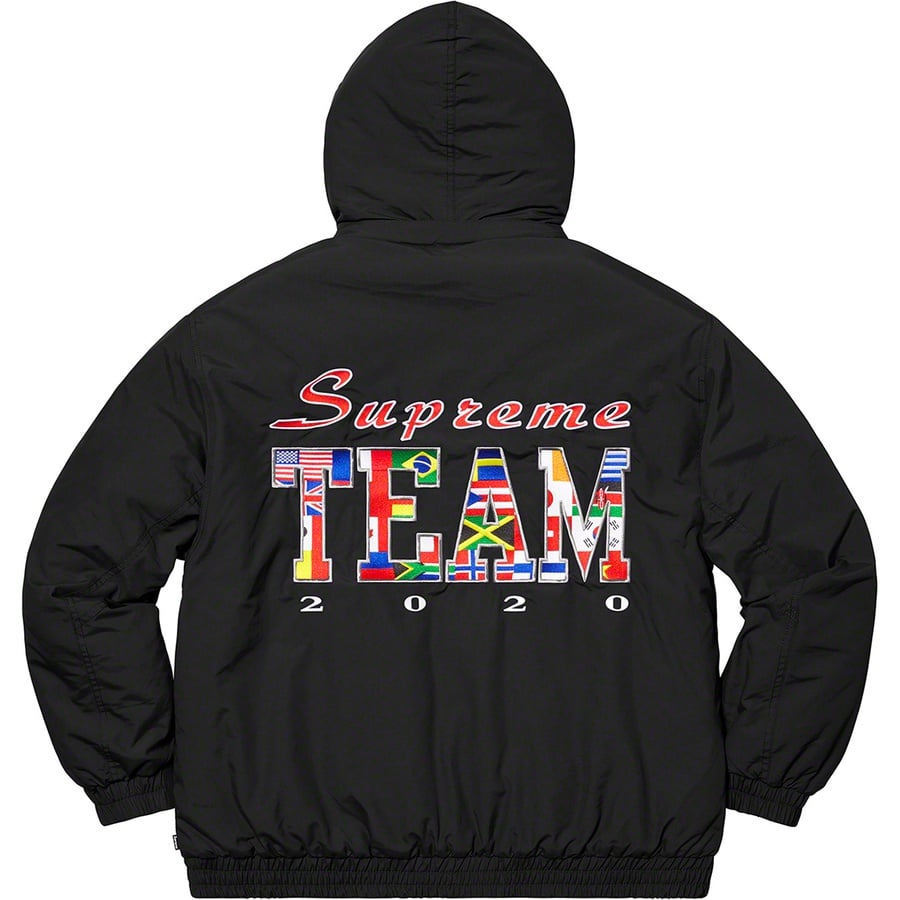 Details on Supreme Team Puffy Jacket Black from spring summer
                                                    2020 (Price is $248)