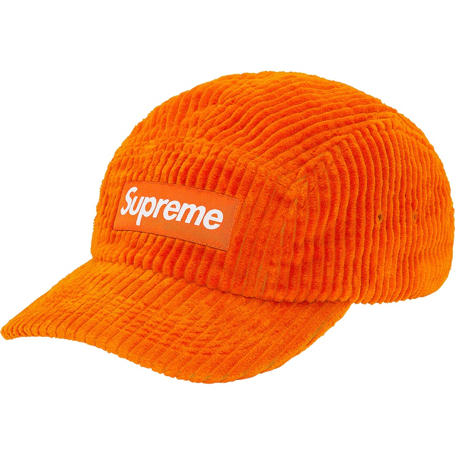 Details on Wide Wale Corduroy Camp Cap Orange from spring summer 2020 (Price is $48)