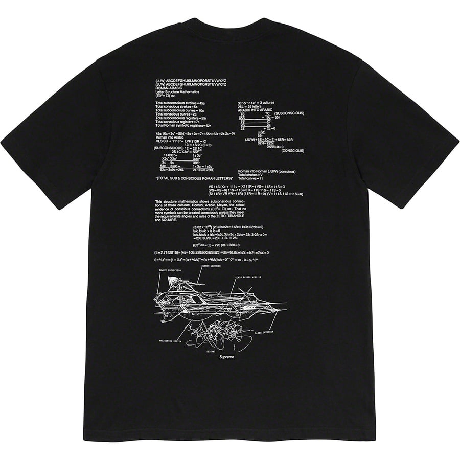 Details on Rammellzee Tee Black from spring summer
                                                    2020 (Price is $48)