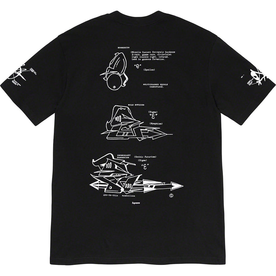 Details on Rammellzee Tag Tee Black from spring summer
                                                    2020 (Price is $48)