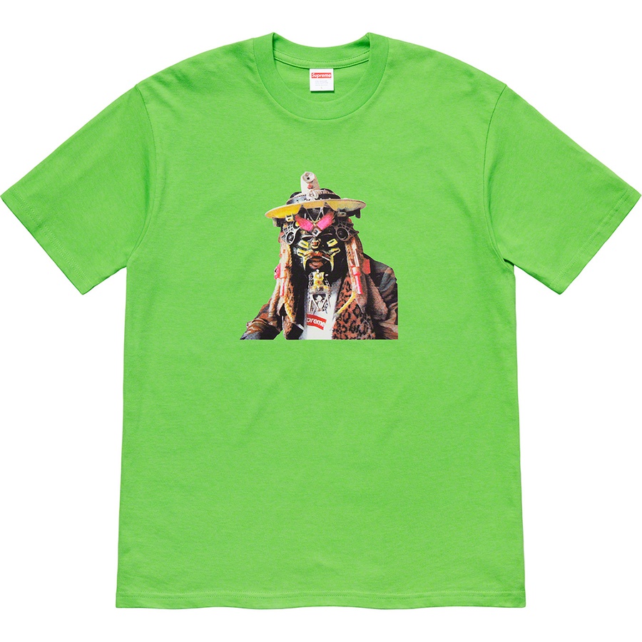 Details on Rammellzee Tee Green from spring summer 2020 (Price is $48)