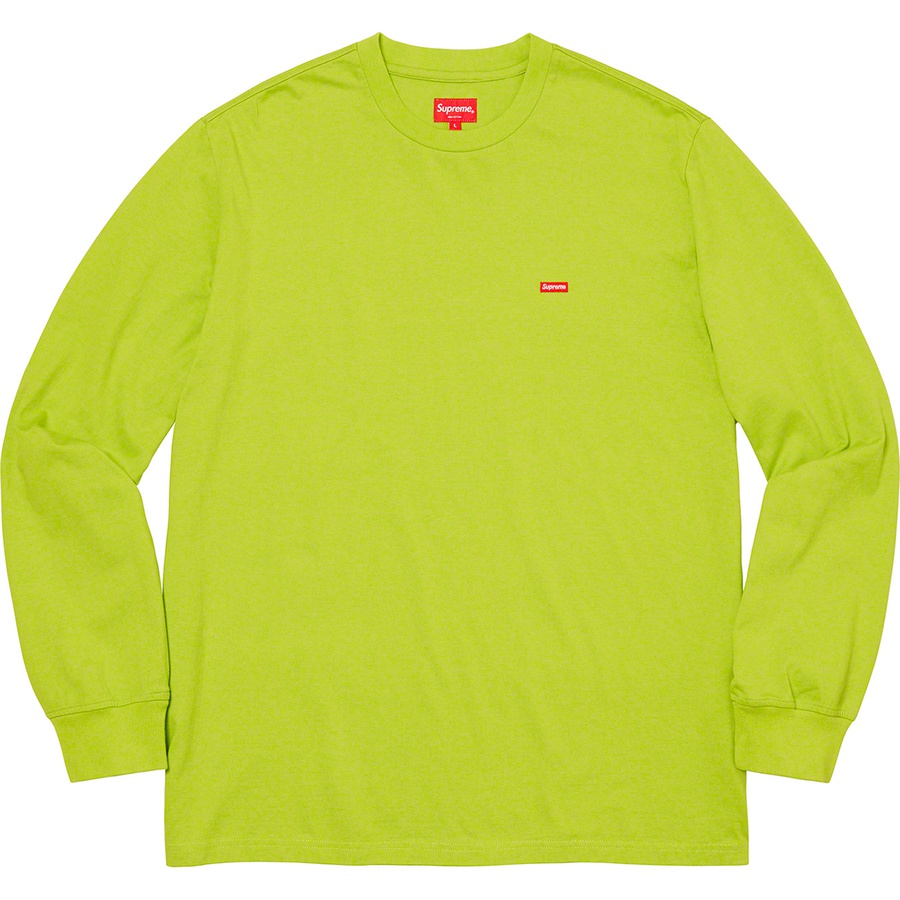 Details on Small Box L S Tee Dark Lime from spring summer
                                                    2020 (Price is $58)