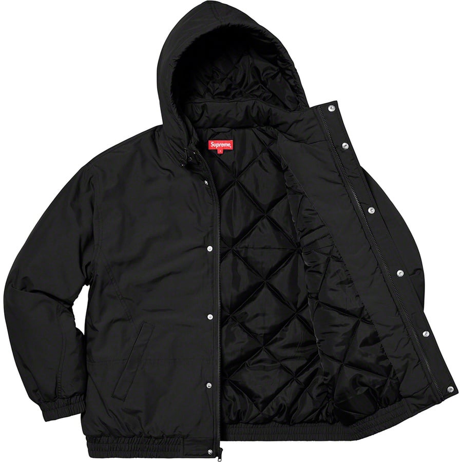 Details on Supreme Team Puffy Jacket Black from spring summer
                                                    2020 (Price is $248)