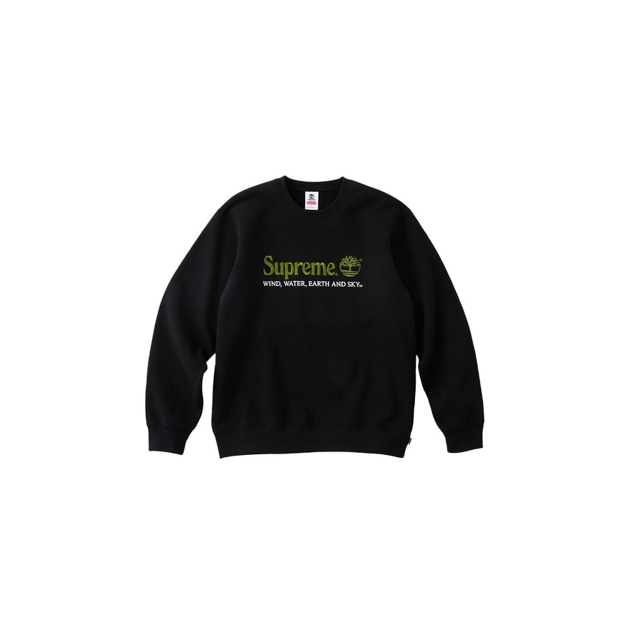 Details on Supreme Timberland Crewneck  from spring summer
                                                    2020 (Price is $148)