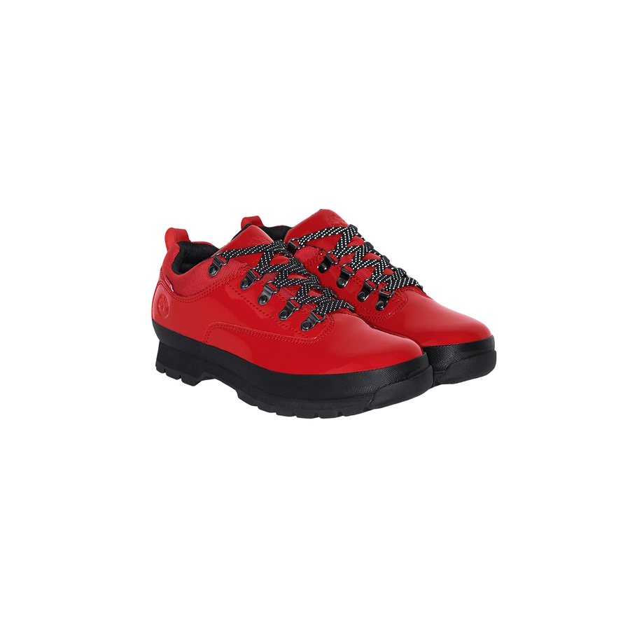Details on Supreme Timberland Patent Leather Euro Hiker Low  from spring summer
                                                    2020 (Price is $168)