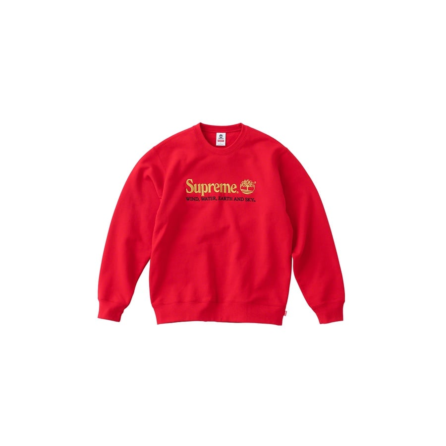 Details on Supreme Timberland Crewneck  from spring summer
                                                    2020 (Price is $148)