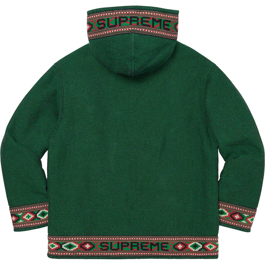 Supreme Woven Hooded Jacket (SS20) - Green - $178
