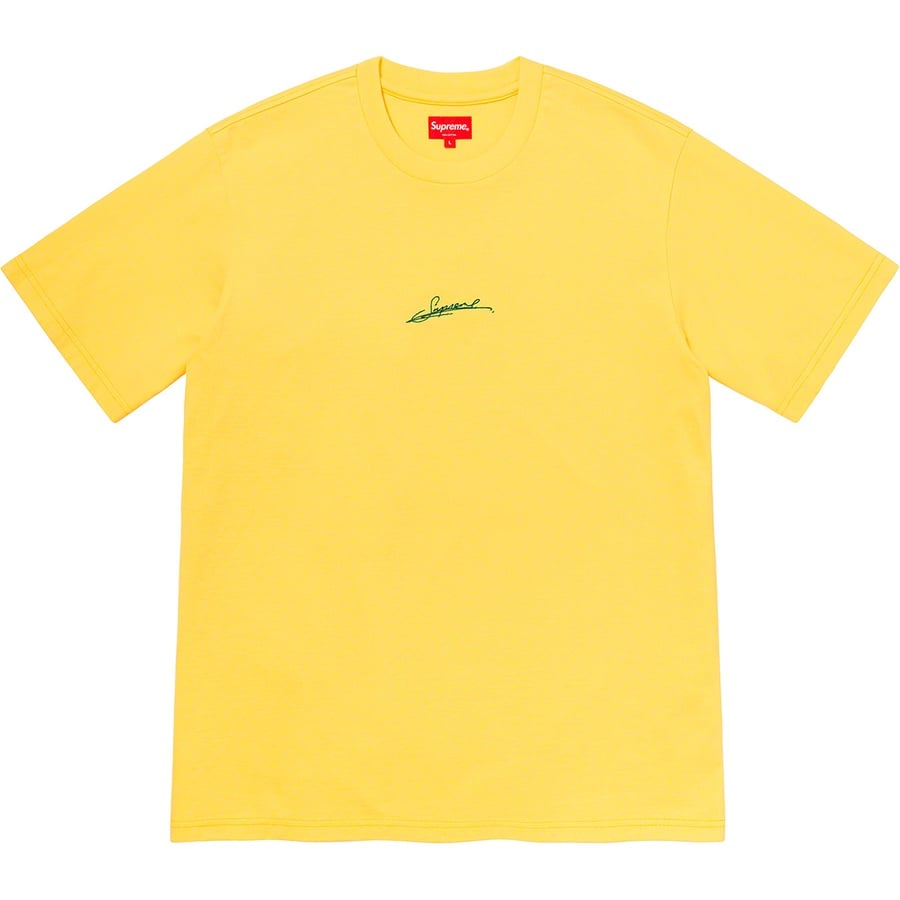 Details on Signature S S Top Yellow from spring summer 2020 (Price is $58)