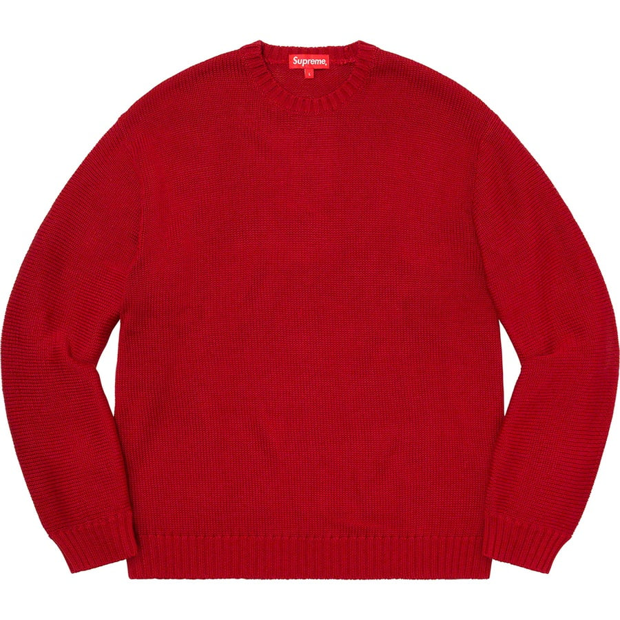 Details on Back Logo Sweater Red from spring summer
                                                    2020 (Price is $158)