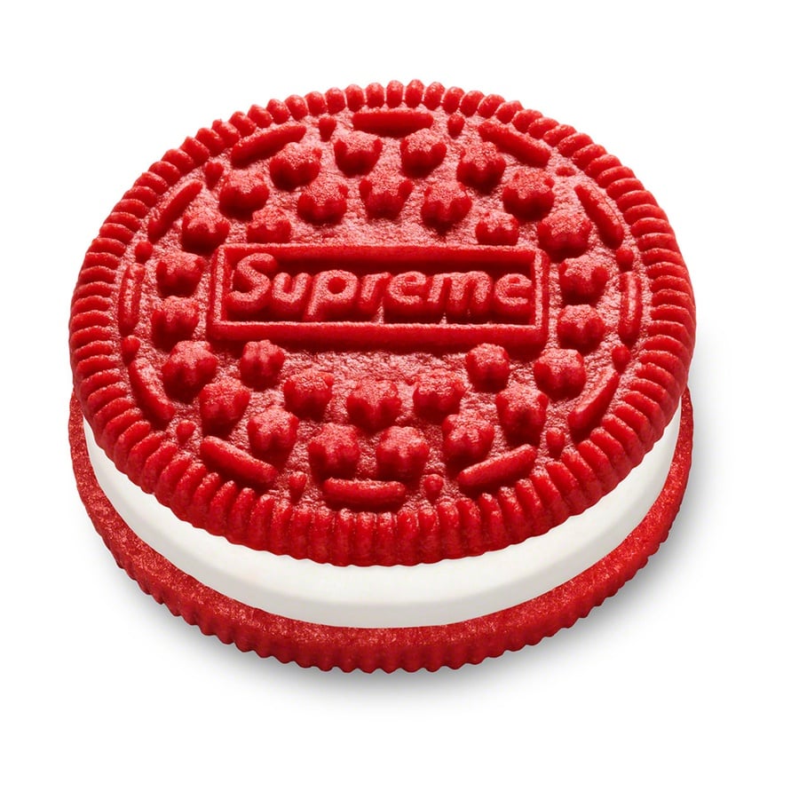 Details on Supreme OREO Cookies (Pack of 3) Red from spring summer
                                                    2020 (Price is $3)