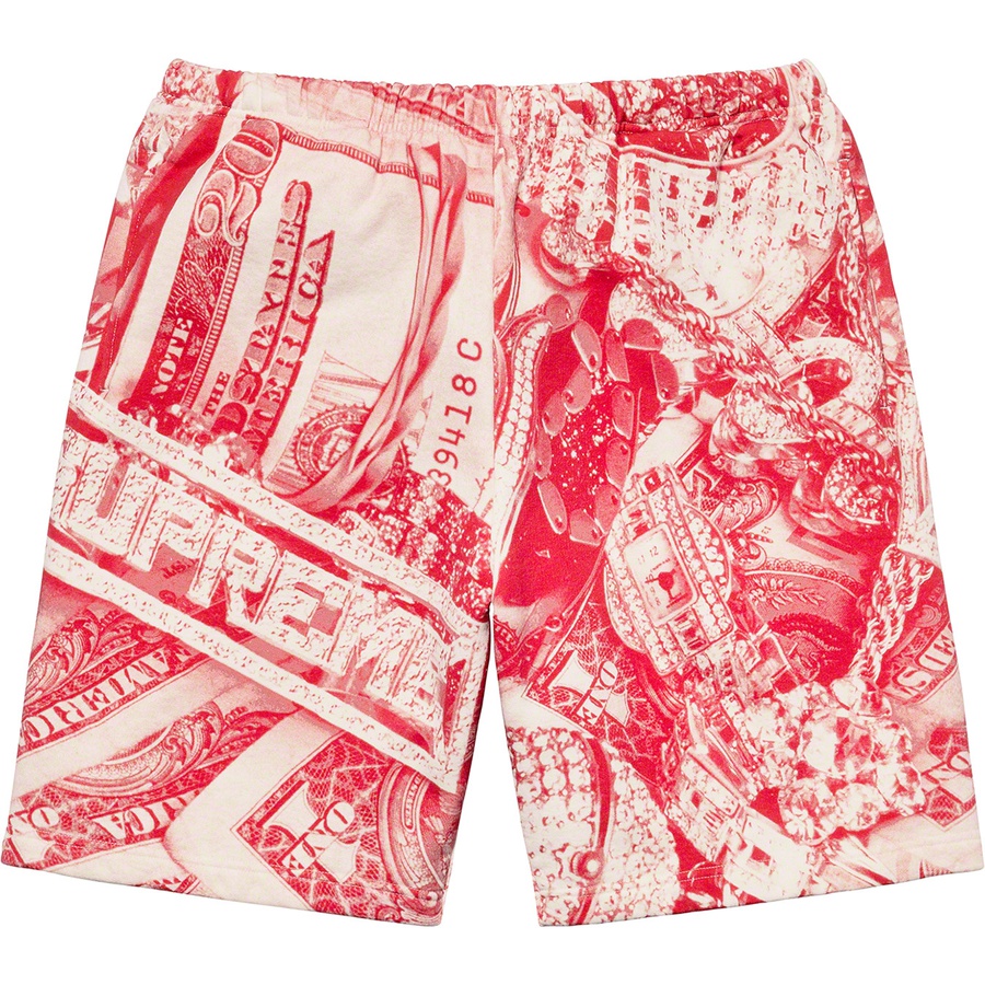 Details on Bling Sweatshort Red from spring summer 2020 (Price is $128)